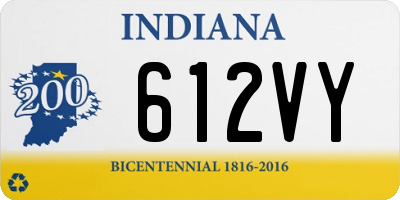 IN license plate 612VY
