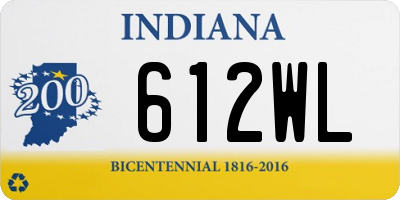 IN license plate 612WL