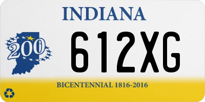 IN license plate 612XG