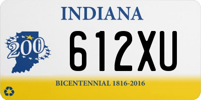 IN license plate 612XU