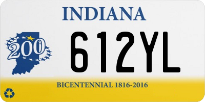 IN license plate 612YL