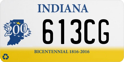 IN license plate 613CG