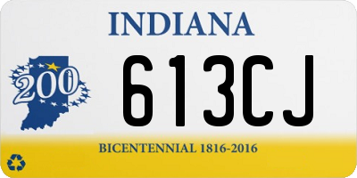 IN license plate 613CJ