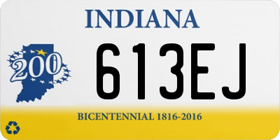 IN license plate 613EJ