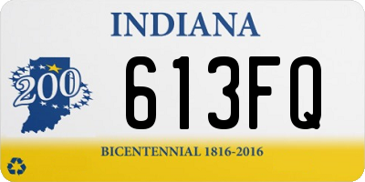 IN license plate 613FQ