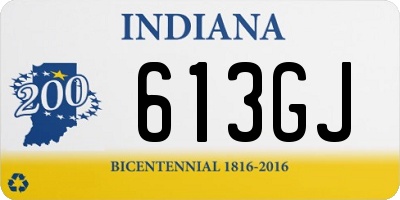 IN license plate 613GJ