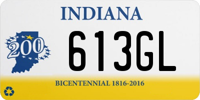 IN license plate 613GL