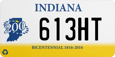 IN license plate 613HT