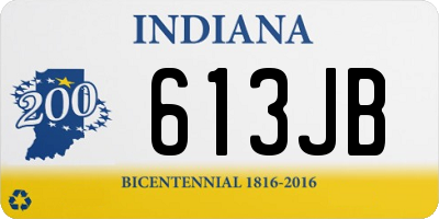 IN license plate 613JB