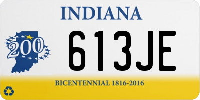 IN license plate 613JE