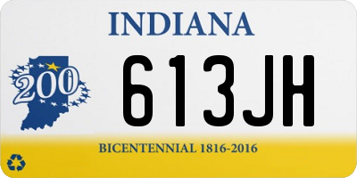 IN license plate 613JH