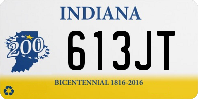 IN license plate 613JT