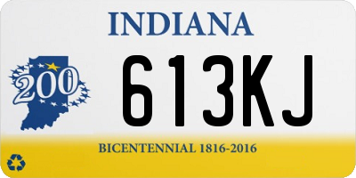 IN license plate 613KJ