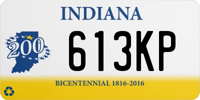 IN license plate 613KP