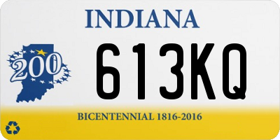 IN license plate 613KQ