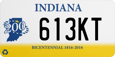 IN license plate 613KT