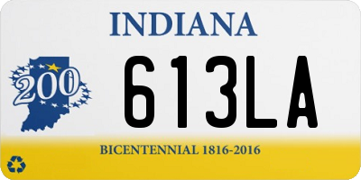 IN license plate 613LA