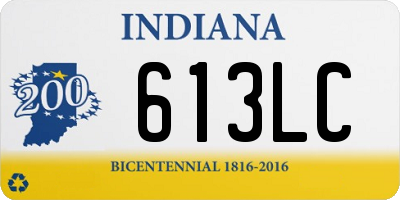 IN license plate 613LC