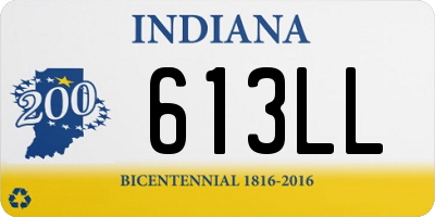 IN license plate 613LL