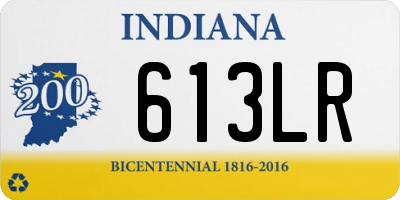 IN license plate 613LR