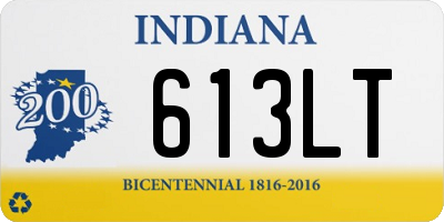 IN license plate 613LT