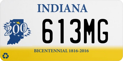 IN license plate 613MG