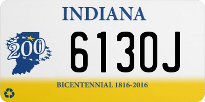 IN license plate 613OJ