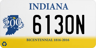 IN license plate 613ON