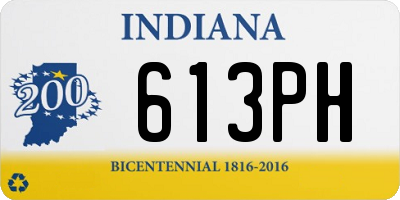 IN license plate 613PH