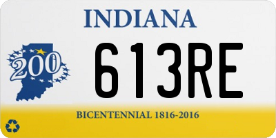 IN license plate 613RE