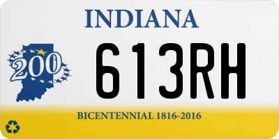 IN license plate 613RH