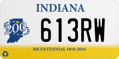 IN license plate 613RW