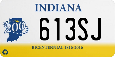 IN license plate 613SJ