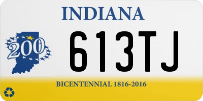 IN license plate 613TJ
