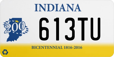 IN license plate 613TU
