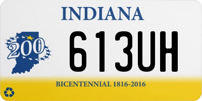 IN license plate 613UH