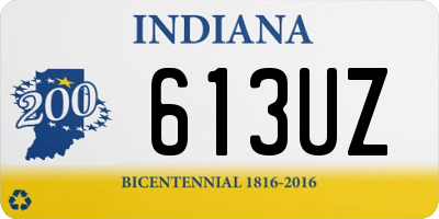 IN license plate 613UZ