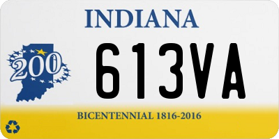 IN license plate 613VA