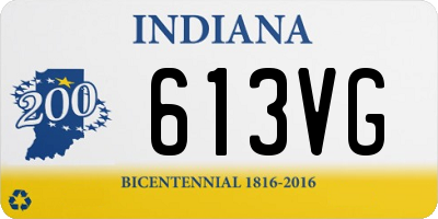 IN license plate 613VG