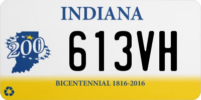 IN license plate 613VH