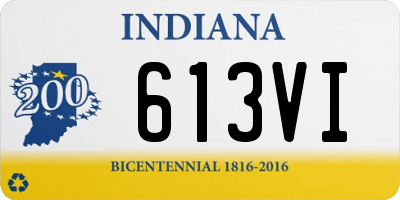 IN license plate 613VI