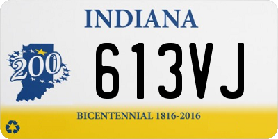 IN license plate 613VJ