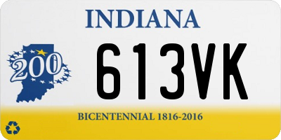 IN license plate 613VK