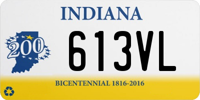 IN license plate 613VL