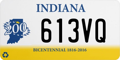 IN license plate 613VQ