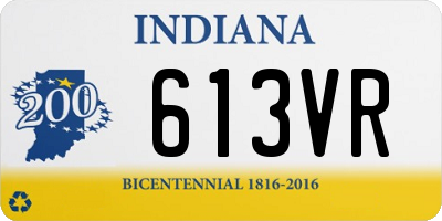 IN license plate 613VR