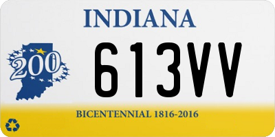 IN license plate 613VV