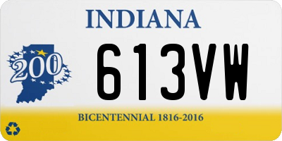 IN license plate 613VW