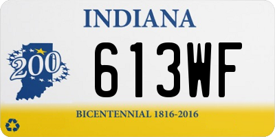 IN license plate 613WF