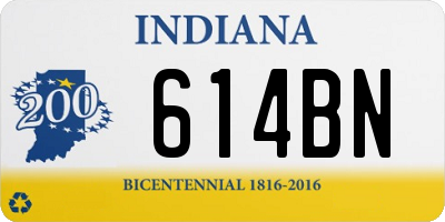 IN license plate 614BN